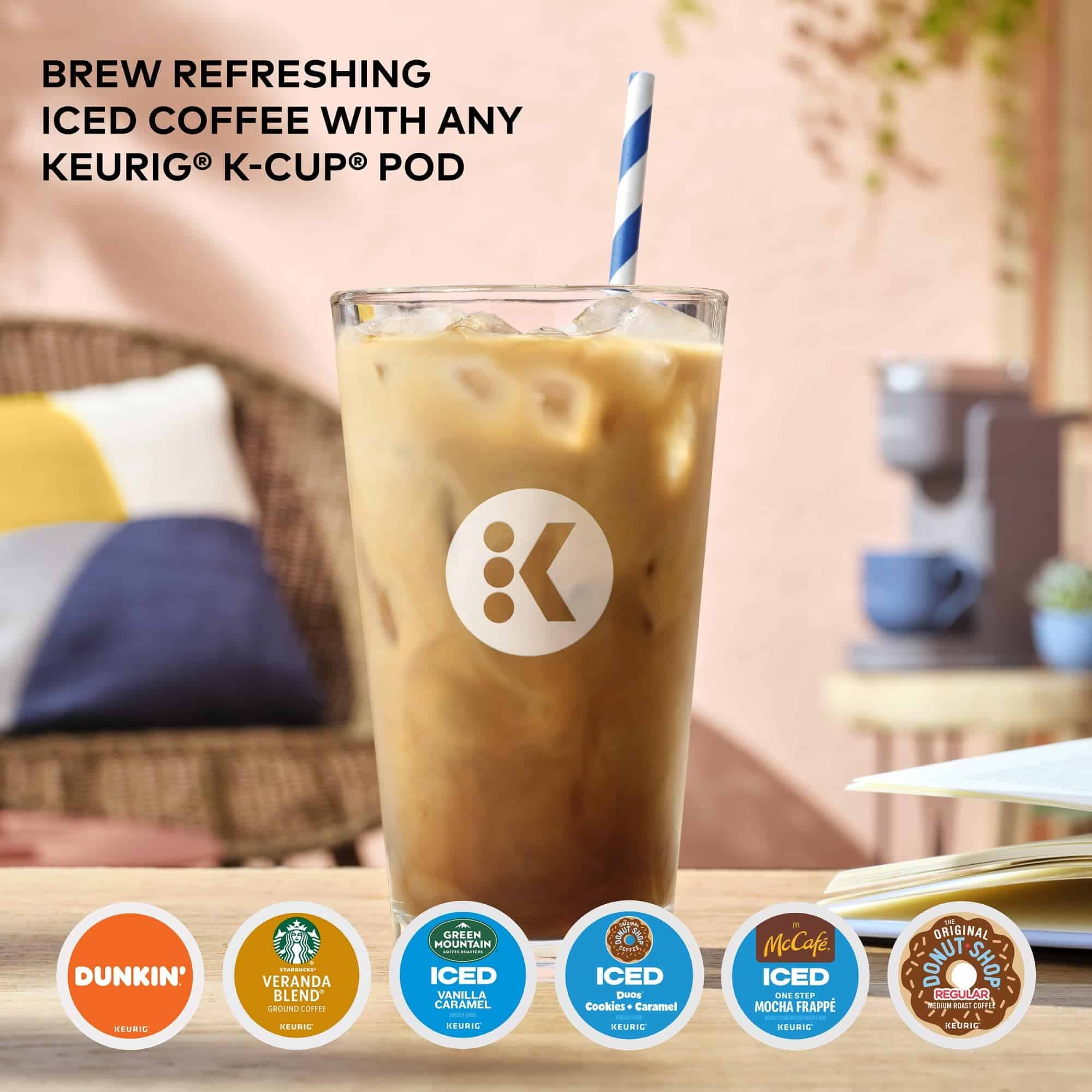 Keurig K-Iced Single Serve Coffee Maker - Brews Hot and Cold - Gray