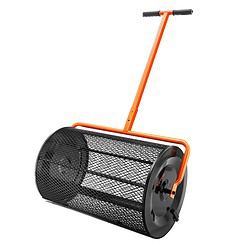 VEVOR Compost Spreader, 24.4-25.6" Height Adjustable Handle, 24" Wide