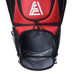 ASK ECHO T-Lock Golf Cart Bag with 14 Way Organizer Divider Top, Premium Cart Bag with Handles and Rain Cover for Men, White