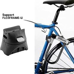 Kryptonite Kryptolok Standard Bike U-Lock, Heavy Duty Anti-Theft Bicycle U Lock, Black