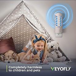 VEYOFLY Fruit Fly Traps for Indoors, Fly Trap Indoor, (2 Device + 6 Refills) Fly Catcher Indoor