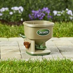 Scotts Whirl Hand-Powered Spreader for Seed, Fertilizer, Salt, Ice Melt, Handheld Spreader Holds up to 1,500 sq. ft. Product