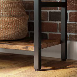 IRONCK Bookcases and Bookshelves Triple Wide 5 Tiers Industrial Bookshelf