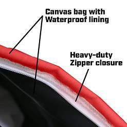 Chapin 84700A 25-Pound Professional Handheld Bag Seed spreader with Waterproof Bag, Red
