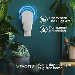 VEYOFLY Fly Catcher Indoor, Fly Trap Indoor, (2 Device + 6 Refills) Fruit Fly Traps for Indoors