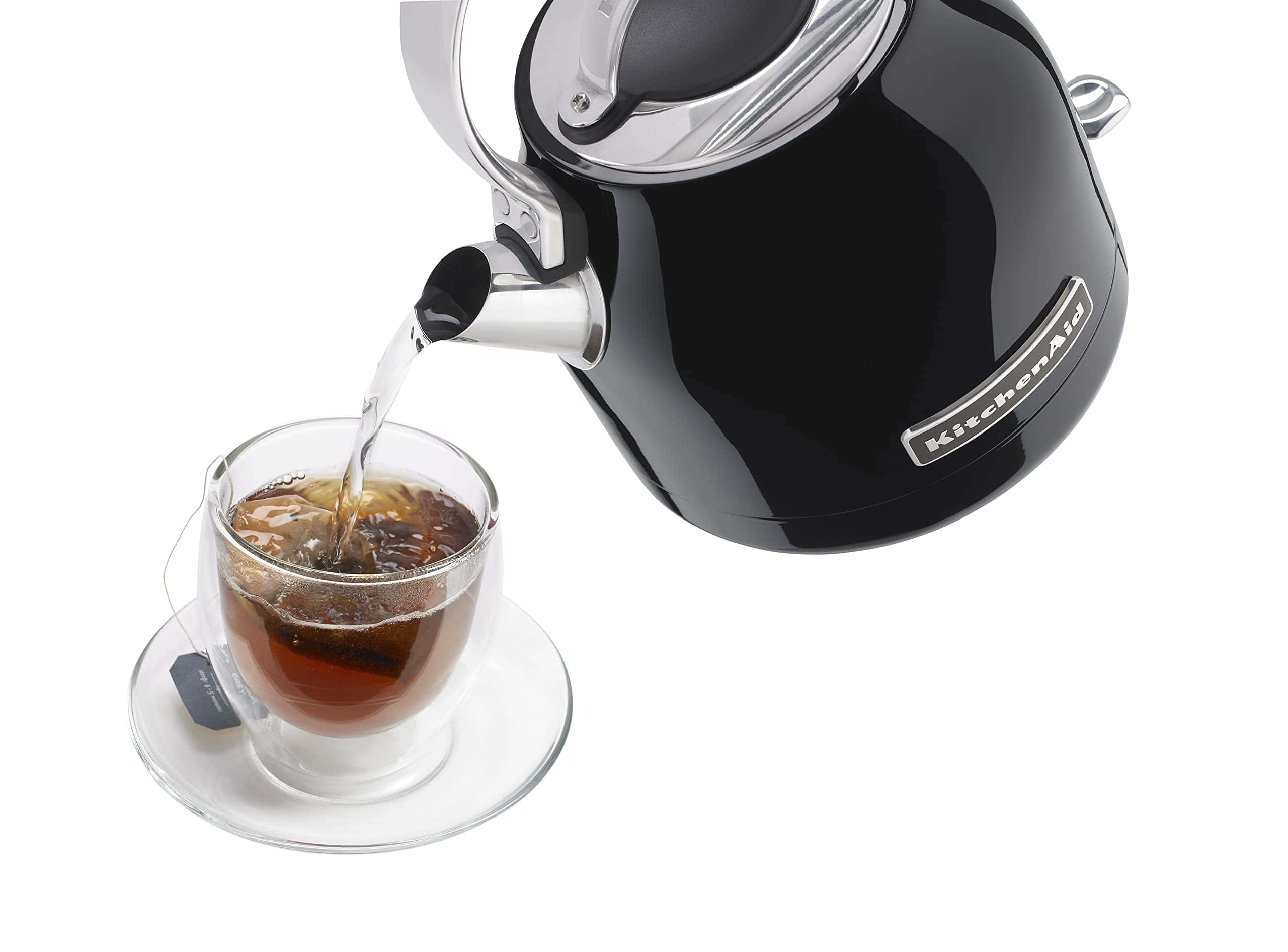 KitchenAid KEK1222OB 1.25-Liter Electric Kettle - Onyx Black, Small