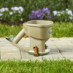 Scotts Whirl Hand-Powered Spreader for Seed, Fertilizer, Salt, Ice Melt, Handheld Spreader Holds up to 1,500 sq. ft. Product