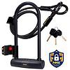 Sigtuna Bike U Lock, Extra Long Bike Locks Heavy Duty Anti Theft, 16mm Bicycle Lock with Shackle and Mounting Holder and 4ft Cable