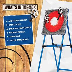 Eastpoint Axe Throw & Lawn Dart Target Sets - Bristle Axe Throwing Target & 2-in-1 Combo Backyard Game