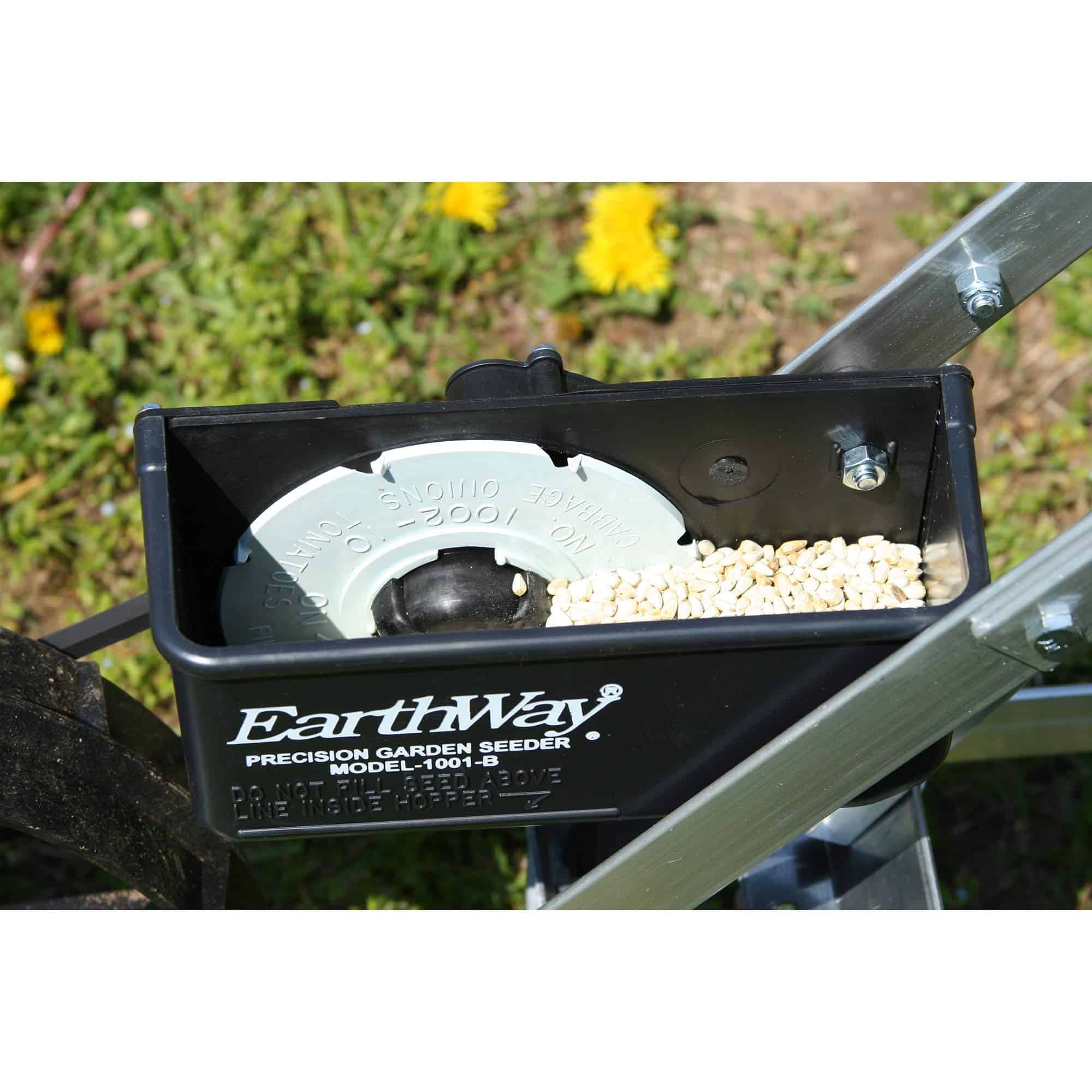 EarthWay 1001-B Precision Garden Seeder Row Planter with 7 Seed Plates and 30 Inch Row Marker