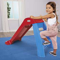 Little Tikes First Slip And Slide, Easy Set Up Playset for Indoor Outdoor Backyard, (Red/Blue), 39.00''L x 18.00''W x 23.00''H