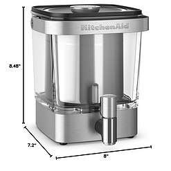 KitchenAid KCM5912SX Cold Brew Coffee Maker 38 Ounce Brushed Stainless Steel
