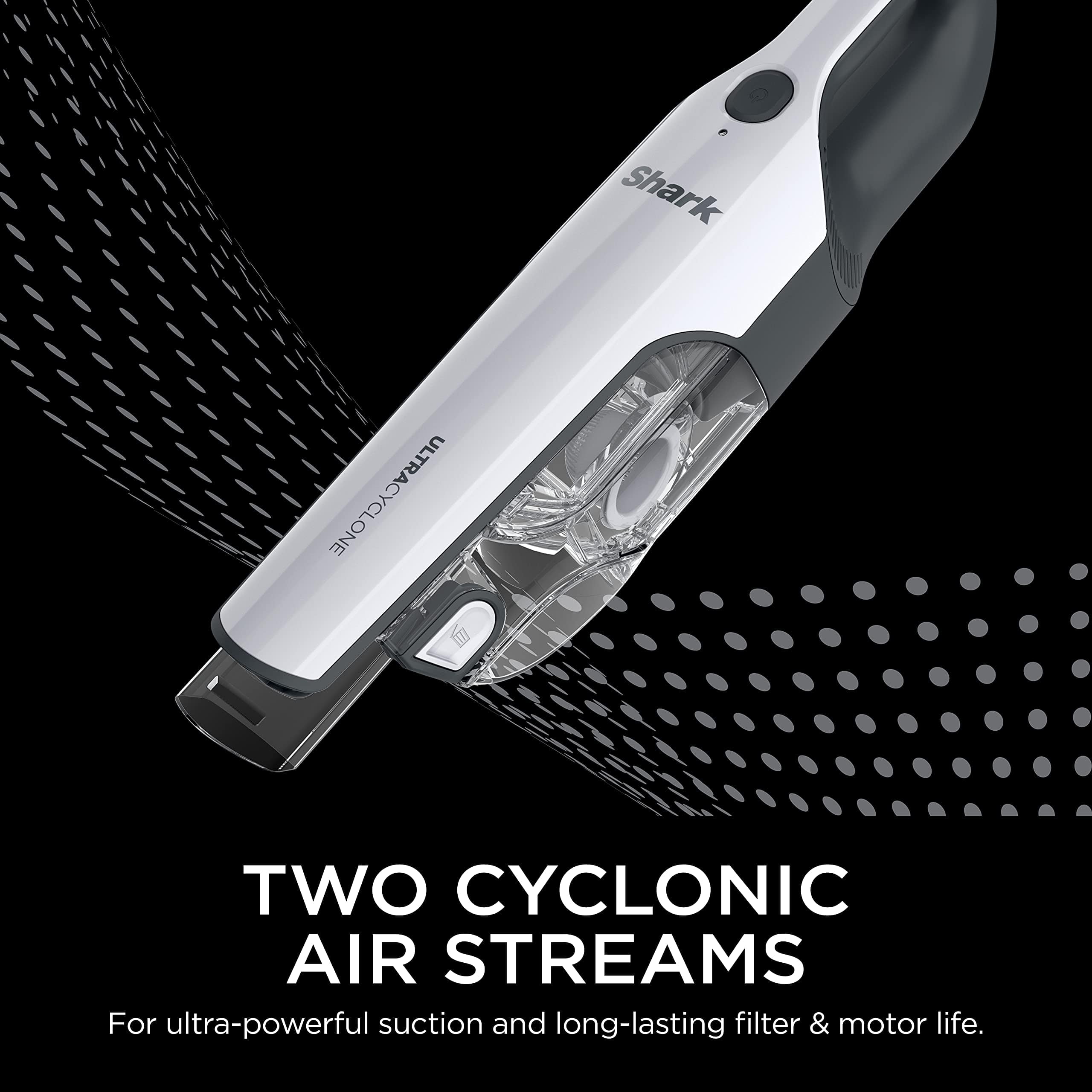Shark CH963AMZ 2-in-1 Pet Pro Cordless Handheld Vacuum Ultracyclone System, White