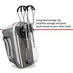 KitchenAid 6 Speed Hand Mixer with Flex Edge Beaters - KHM6118