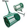 Landzie 24 Inch Compost Spreader and Peat Moss Spreader, Metal Mesh Basket Compost Spreader for Lawn
