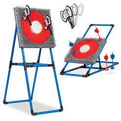 Eastpoint Axe Throw & Lawn Dart Target Sets - Bristle Axe Throwing Target & 2-in-1 Combo Backyard Game