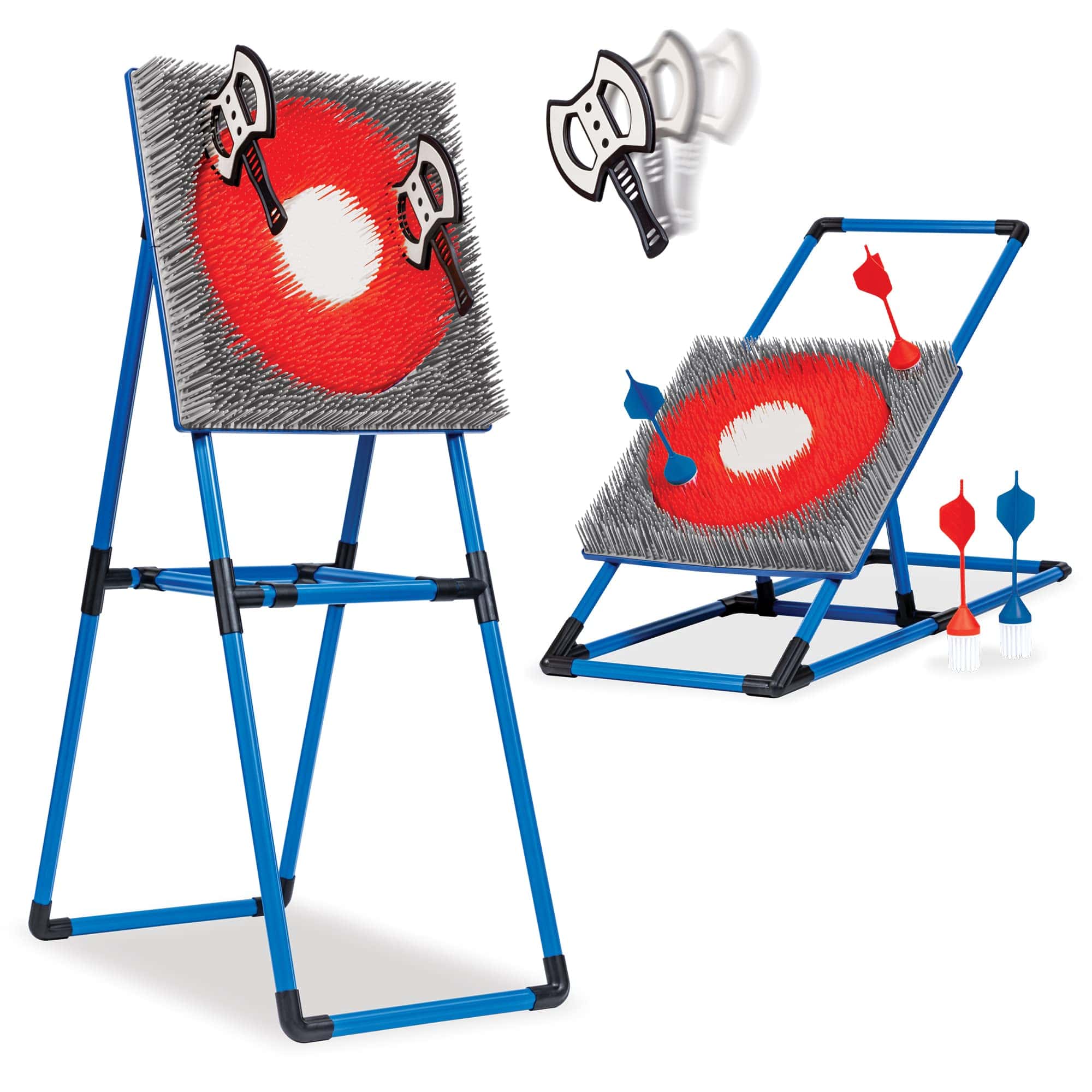 Eastpoint Axe Throw & Lawn Dart Target Sets - Bristle Axe Throwing Target & 2-in-1 Combo Backyard Game