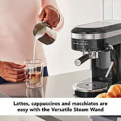 KitchenAid KES6503OB Metal Semi-Automatic Espresso Machine, Black, 1.4 Liters