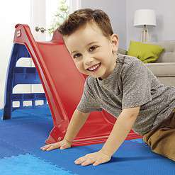 Little Tikes First Slip And Slide, Easy Set Up Playset for Indoor Outdoor Backyard, (Red/Blue), 39.00''L x 18.00''W x 23.00''H