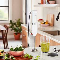 KitchenAid Variable Speed Corded Hand Blender - White