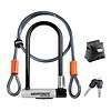 Kryptonite Kryptolok Standard Bike U-Lock with Cable, Heavy Duty Anti-Theft Bicycle U Lock