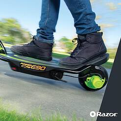 Razor Power Core E90 Electric Scooter with hub Motor, Push-Button Throttle, for Kids 8+