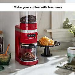 KitchenAid KCG8433ER Burr Coffee Grinder - Empire Red, 10 Oz