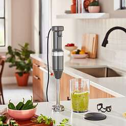 KitchenAid Variable Speed Corded Hand Blender KHBV53, Charcoal Grey