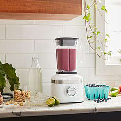 KitchenAid KSB1332Y K150 3 Speed Ice Crushing Blender with 2 Personal Blender Jars - White, 48 oz