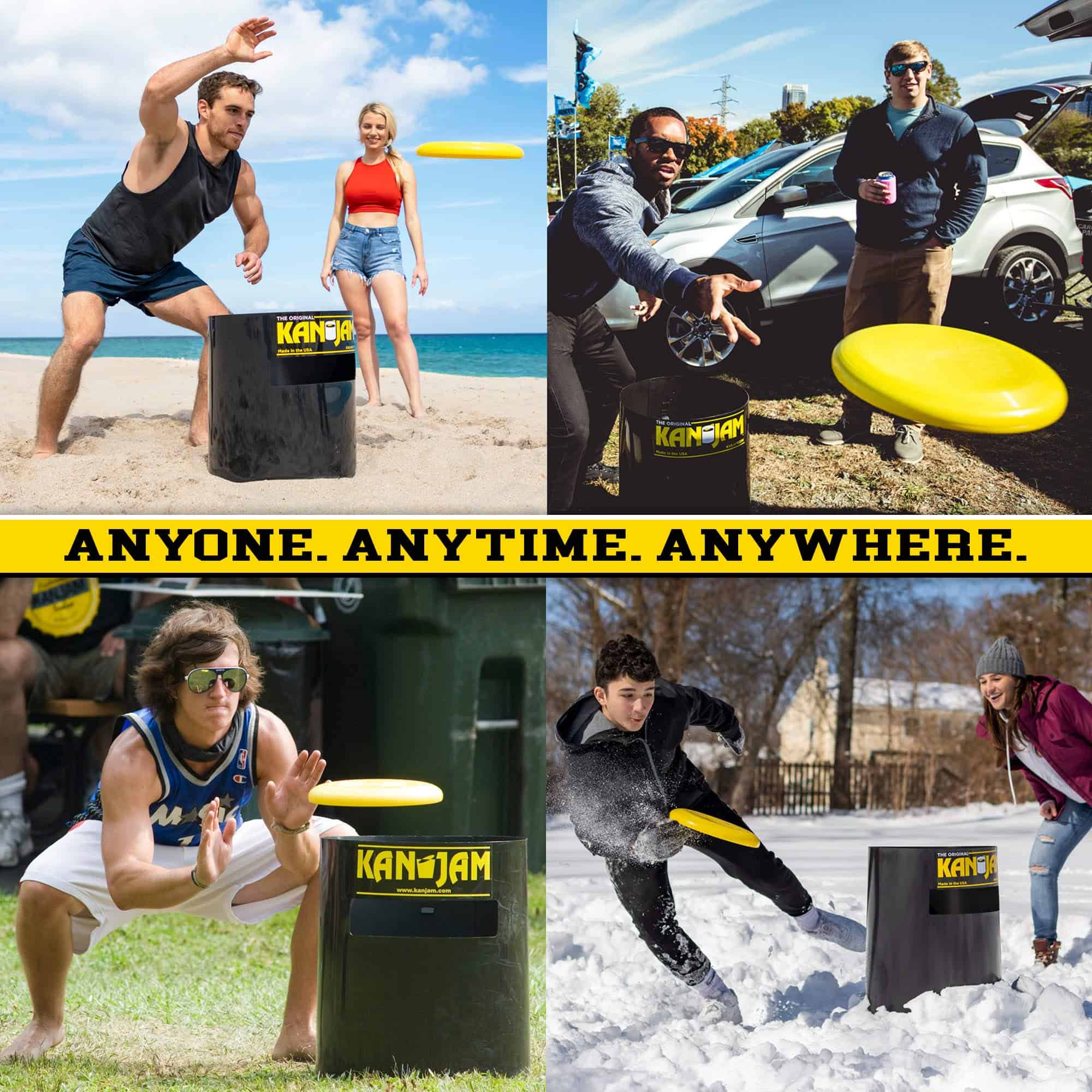 Kan Jam Disc Toss Game - American Made Outdoor Game for The Backyard