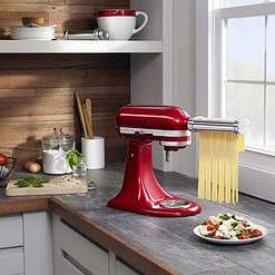 KitchenAid KSMPCA Pasta Cutter Attachment Set (2 Piece), One Size, Silver