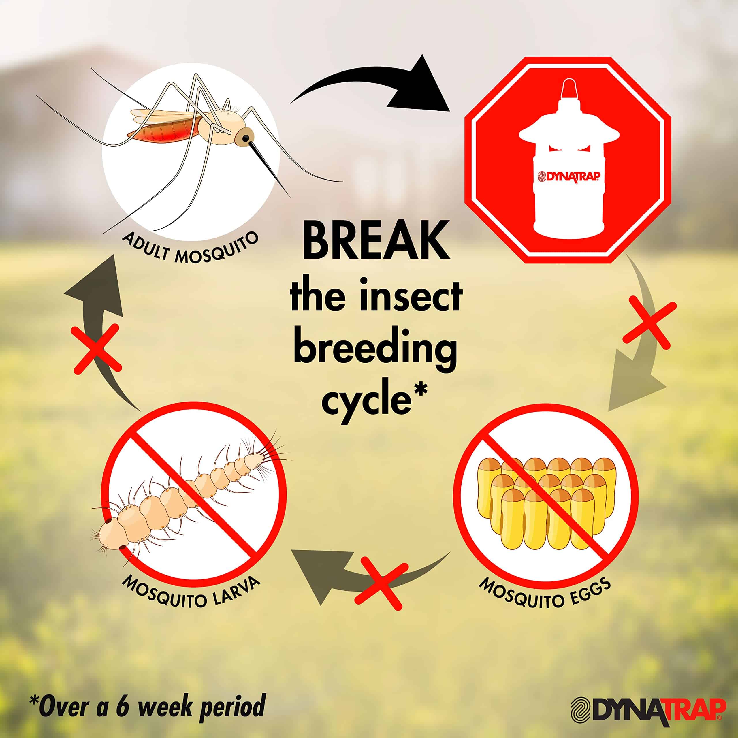 DynaTrap DT160SR Mosquito & Flying Insect Trap – Protects up to 1/4 Acre