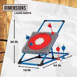Eastpoint Axe Throw & Lawn Dart Target Sets - Bristle Axe Throwing Target & 2-in-1 Combo Backyard Game