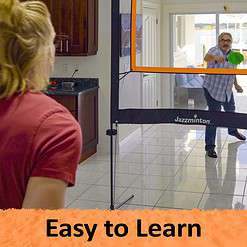 Jazzminton Badminton and Tennis with A Whole New Spin On It - Fun Games for Kids & Adults