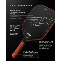 Selkirk Halo Power XL Pickleball Paddle, Raw Carbon