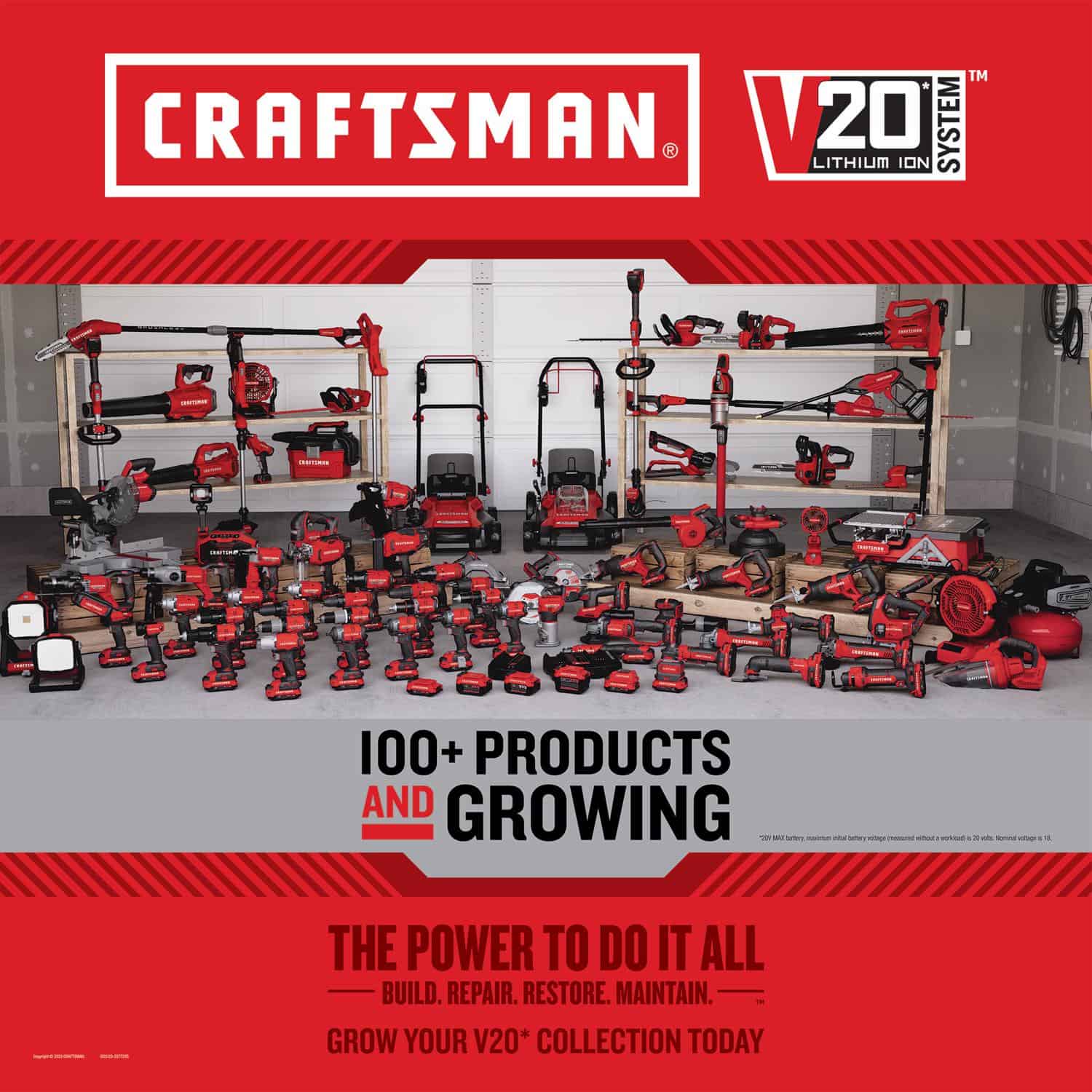 Craftsman V20 1/4 in. Cordless Brushless Impact Driver Kit (Battery & Charger)