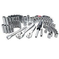 Craftsman 1/4 and 3/8 in. drive Metric and SAE 6 Point Mechanic's Tool Set 105 pc