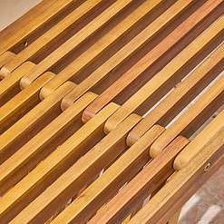 Christopher Knight Home Esme Outdoor Acacia Wood Bench, Teak Finish