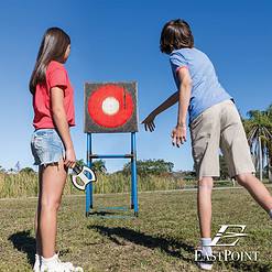 Eastpoint Axe Throw & Lawn Dart Target Sets - Bristle Axe Throwing Target & 2-in-1 Combo Backyard Game