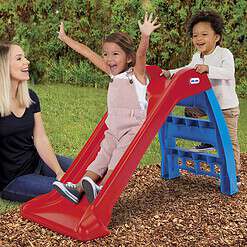 Little Tikes First Slip And Slide, Easy Set Up Playset for Indoor Outdoor Backyard, (Red/Blue), 39.00''L x 18.00''W x 23.00''H