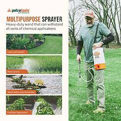 PetraTools 2 Gallon Battery Powered Sprayer - HD2000-S Electric Sprayers in Lawn and Garden