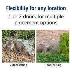 Havahart 1045SR Large 2-Door Humane Catch and Release Live Animal Trap