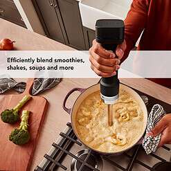 KitchenAid KHBRV00BM Go Cordless Hand Blender - battery sold separately