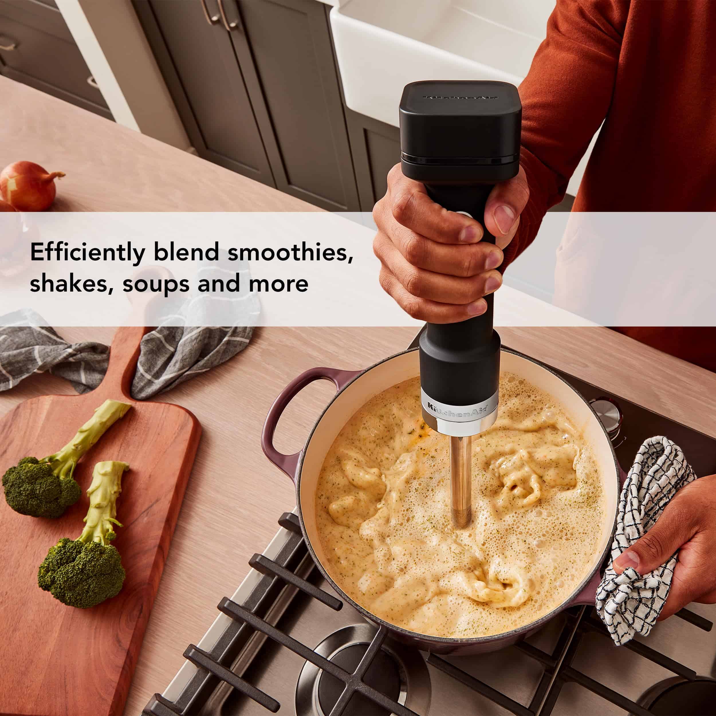 KitchenAid KHBRV00BM Go Cordless Hand Blender - battery sold separately
