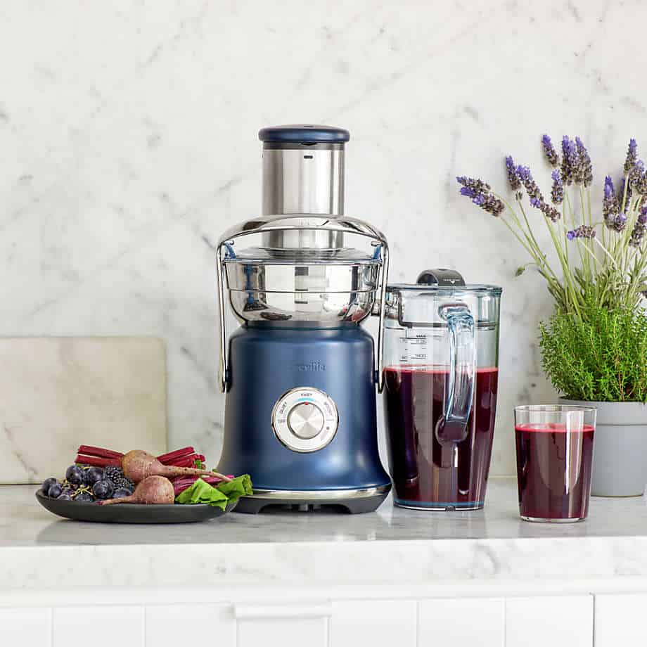 Breville Juice Fountain Cold XL Damson Blue Cold Press Juicer