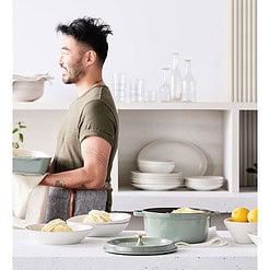 Staub 5.5-Qt. Eucalyptus Round Cocotte