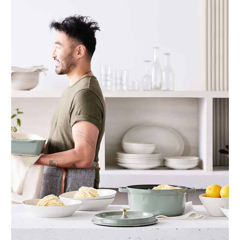 Staub 5.5-Qt. Eucalyptus Round Cocotte