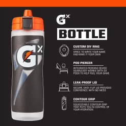 Gatorade Gx 30 oz. Bottle, Gray