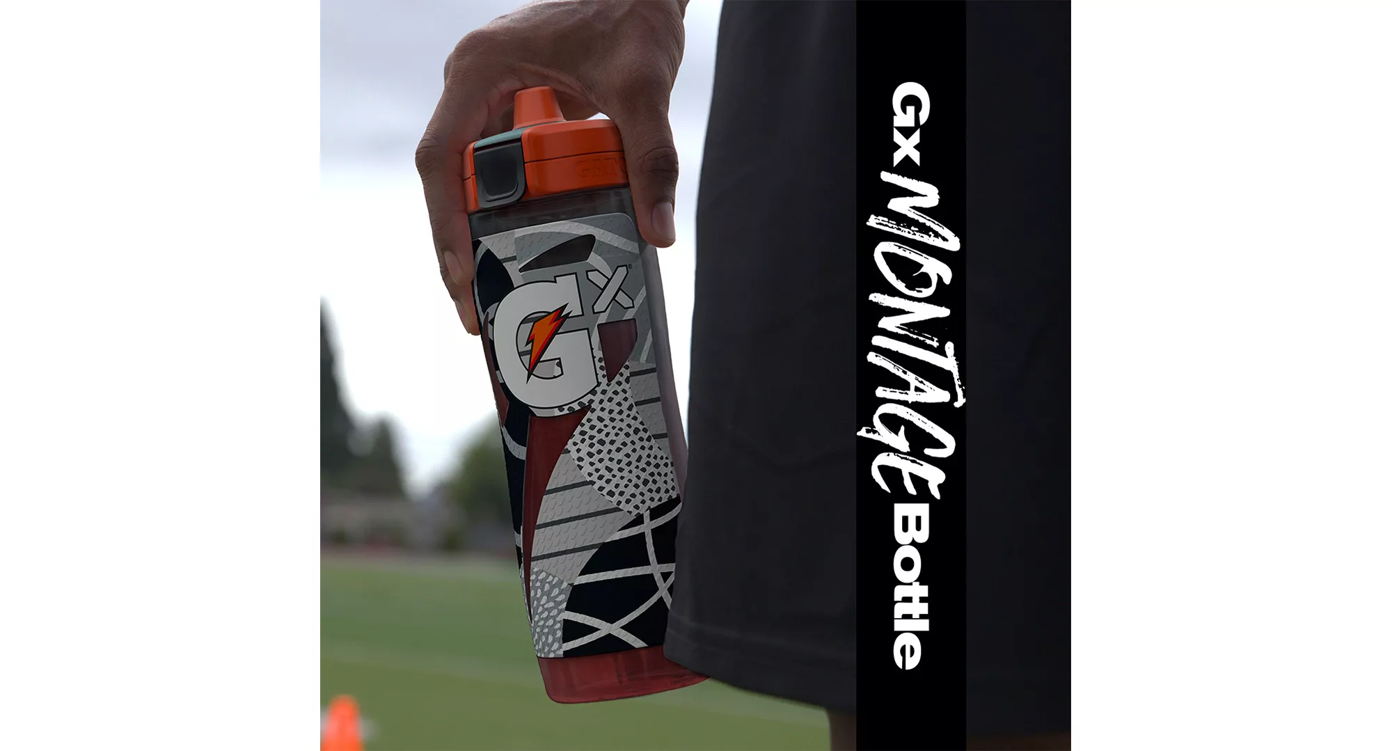 Gatorade Gx 30 oz. Bottle, Montage Black