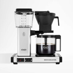 Moccamaster KBGV Select Glass Brewer 10-Cup Polished Silver Coffee Maker - Polished Silver